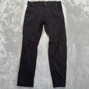 Projek Raw Classic Fit Pants Mens 34 Black Tech Chino 145107 Stretch 5 Pocket